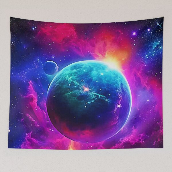 Item preview, Cosmic Planet Glow Design designed and sold by Health And Fitness Posts e-Store.