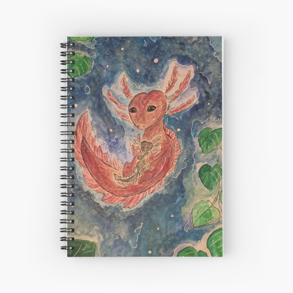 Item preview, Axolotl underwater designed and sold by Inner-child-art.