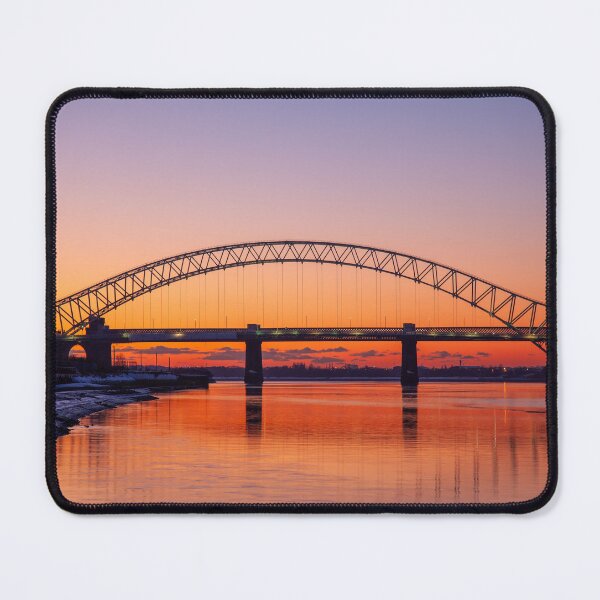 Item preview, Sunset over the River Mersey and the Jubliee Bridge designed and sold by Captain747.