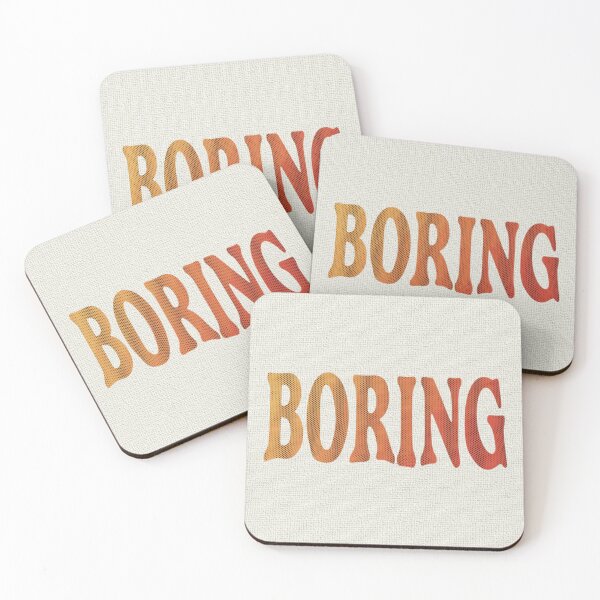 Item preview, Boring | Word Art designed and sold by MomsQuilt.