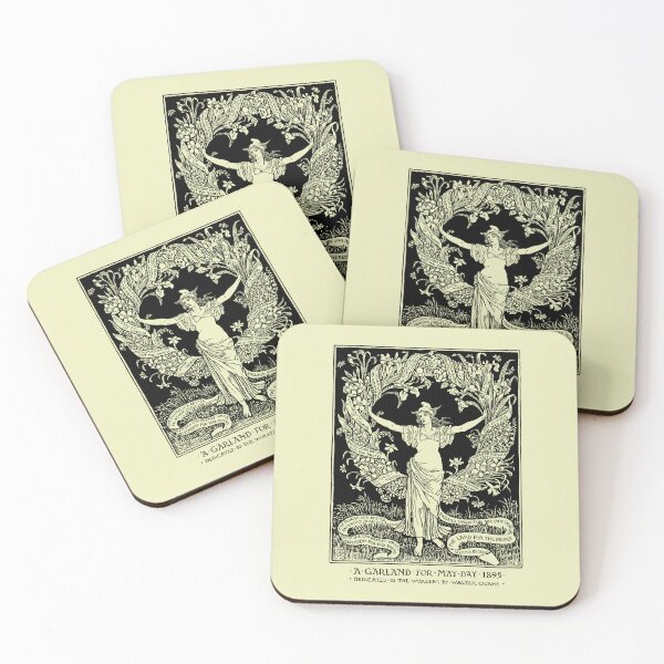 Item preview, Walter Crane Una guirnalda para el Primero de Mayo de 1895 designed and sold by Radical Poster Collective.