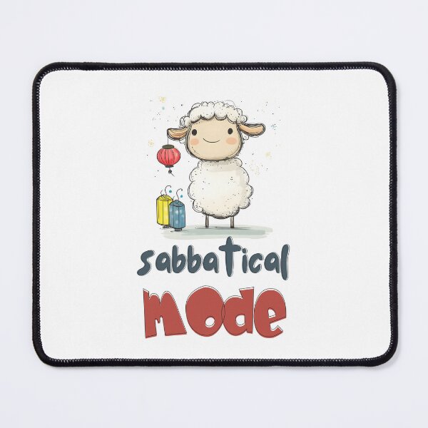 Item preview, Eid Mubarak!! Sheep on Sabbatical | Fully Packed, Baaah-ck After Eid, No Work Just Grazing- خروف العيد مضحك ينعاد عليكم designed and sold by FUNqoosh.