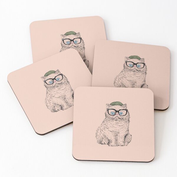 Item preview, Hipster Exotic Shorthair designed and sold by Huebucket.
