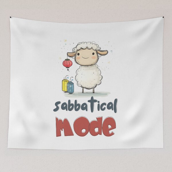 Item preview, Eid Mubarak!! Sheep on Sabbatical | Fully Packed, Baaah-ck After Eid, No Work Just Grazing- خروف العيد مضحك ينعاد عليكم designed and sold by FUNqoosh.
