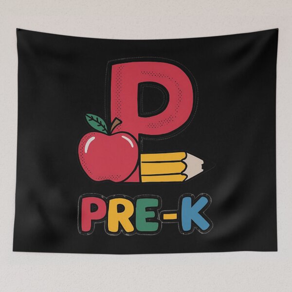 Item preview, P Is For Pre-K Teacher Pencil Apple Back To School designed and sold by aidenpier.