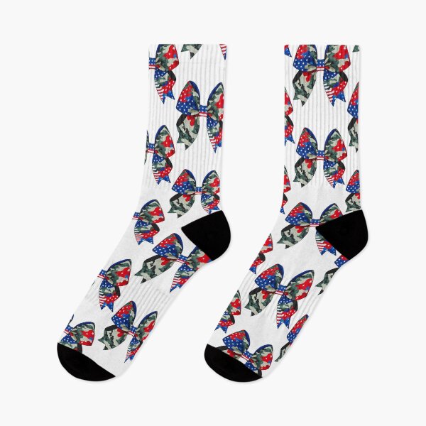 Item preview, Patriotic Camouflage Bow Design - Stars and Stripes Camo Art designed and sold by likeforcode.