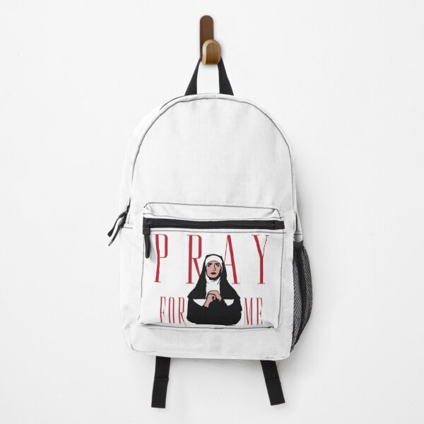 Item preview, "Pray for Me" Halloween Spooky Nun Design designed and sold by MomsQuilt.