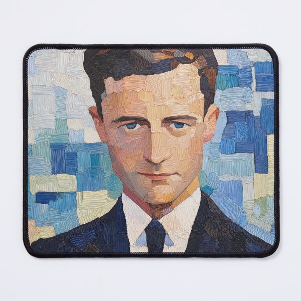 Item preview, F. Scott Fitzgerald | Post-impressionist painting style designed and sold by ComicsFactory.