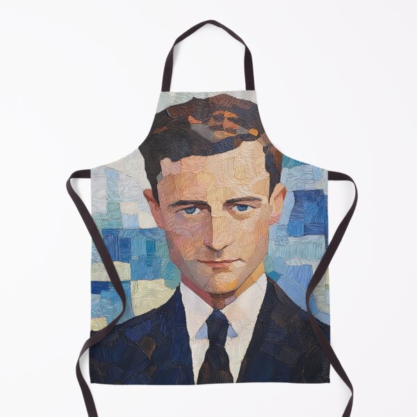 Item preview, F. Scott Fitzgerald | Post-impressionist painting style designed and sold by ComicsFactory.