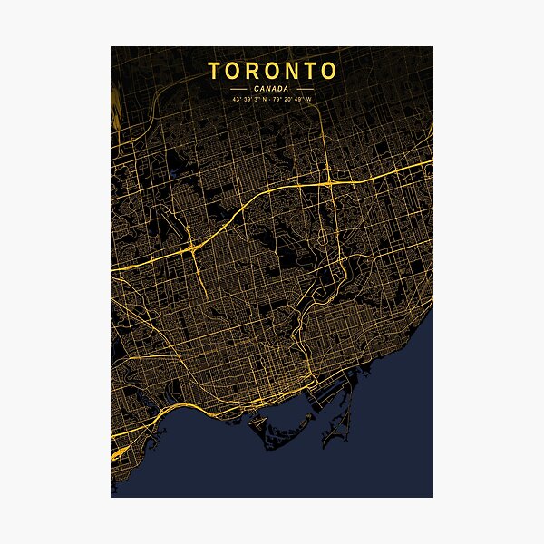 Item preview, Toronto Golden Map designed and sold by My Digital Mind.