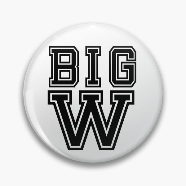Item preview, "Big W" in black  designed and sold by PariSeine.