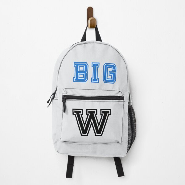 Item preview, "Big W" in blue and black designed and sold by PariSeine.