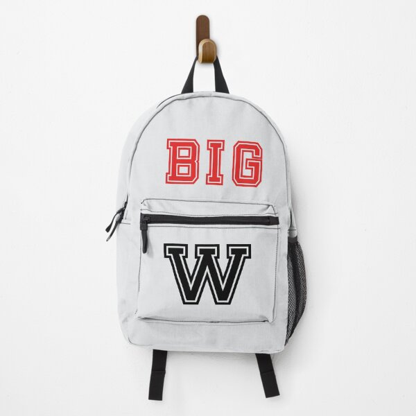 Item preview, "Big W" in red and black designed and sold by PariSeine.