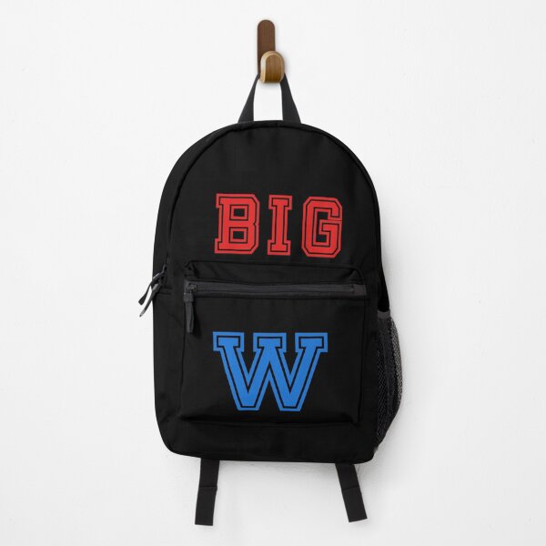 Item preview, "Big W" in red and blue designed and sold by PariSeine.