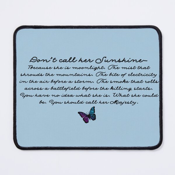 Item preview, Quicksilver Callie Hart Quote Don't call her sunshine designed and sold by baranskini.