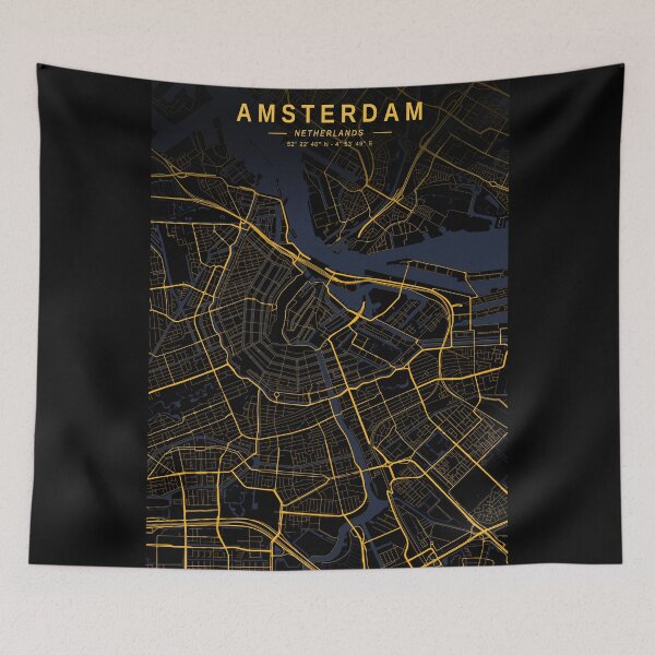 Item preview, Amsterdam Golden Map designed and sold by My Digital Mind.