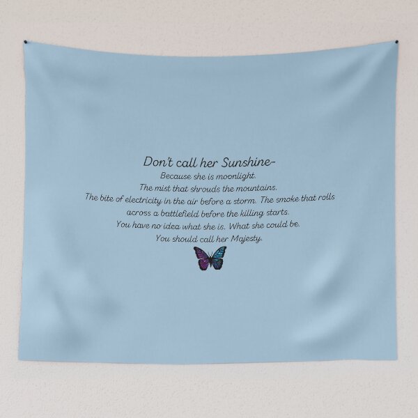 Item preview, Quicksilver Callie Hart Quote Don't call her sunshine designed and sold by baranskini.