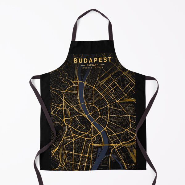 Item preview, Budapest Golden Map designed and sold by My Digital Mind.