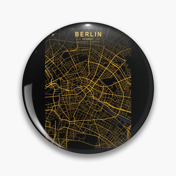 Item preview, Berlin Golden Map designed and sold by My Digital Mind.