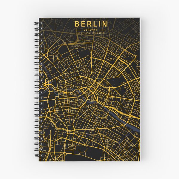 Item preview, Berlin Golden Map designed and sold by My Digital Mind.