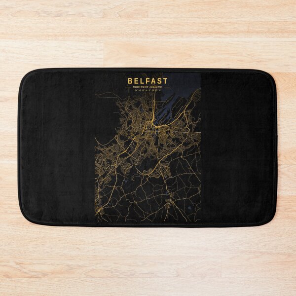 Item preview, Belfast Golden Map designed and sold by My Digital Mind.