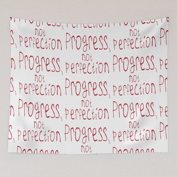 Item preview, Progress, not perfection designed and sold by kinpirks.