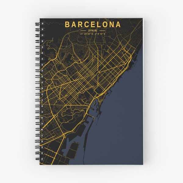 Item preview, Barcelona Golden Map designed and sold by My Digital Mind.
