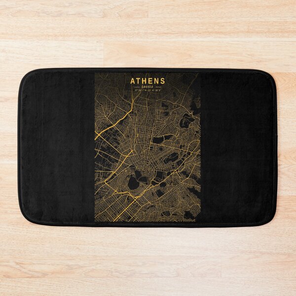 Item preview, Athens Golden Map designed and sold by My Digital Mind.