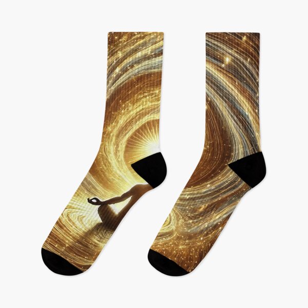 Item preview, Golden Vortex Meditation: A Journey to Inner Light designed and sold by AbstractAnom.