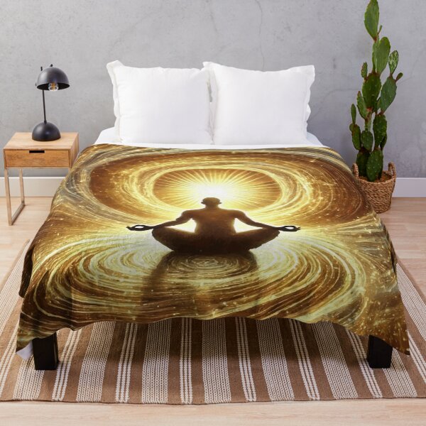 Item preview, Meditación del Vórtice Dorado: Un viaje hacia la luz interior designed and sold by AbstractAnom.