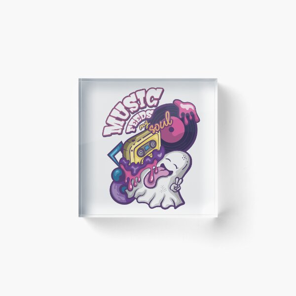 Item preview, Music Lover | Music Feeds My Soul  designed and sold by MaudTeeArt.