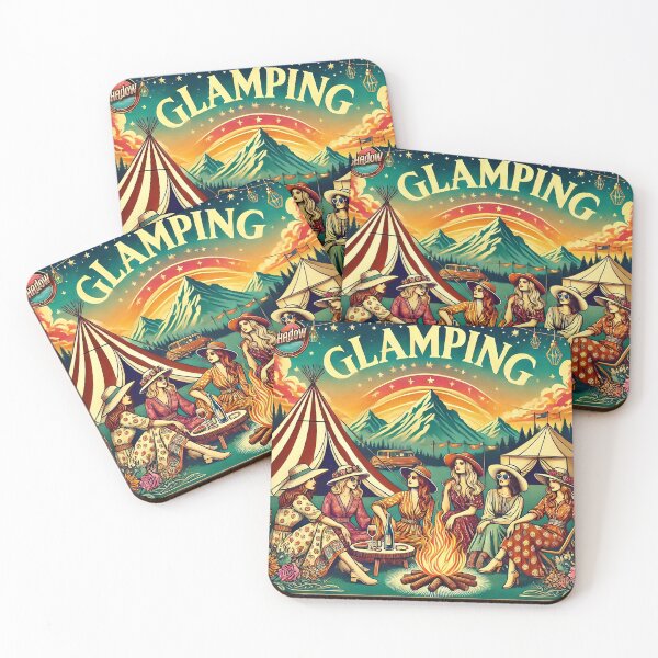 Item preview, Glamorous Glamping Outdoors Female designed and sold by Shadowbez.