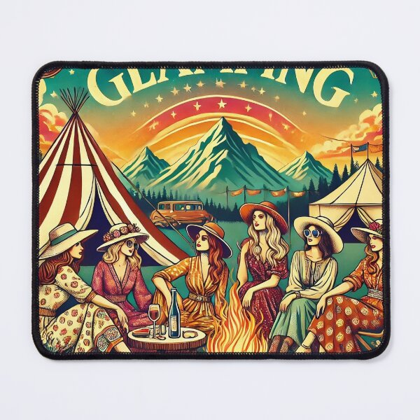 Item preview, Glamorous Glamping Outdoors Female designed and sold by Shadowbez.