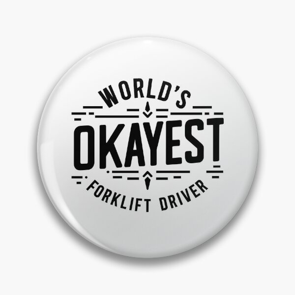 Item preview, World's Okayest Forklift Driver designed and sold by TeesYouWant.
