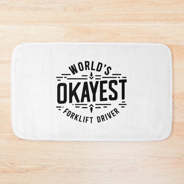 Item preview, World's Okayest Forklift Driver designed and sold by TeesYouWant.