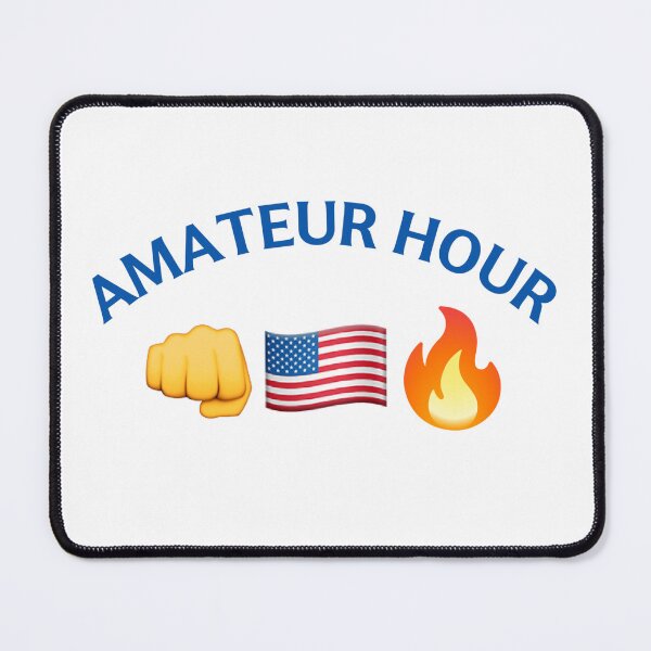Item preview, Emoji Signal Diplomacy Fist Bump Flag Fire Amateur Hour designed and sold by The Junto Shop.