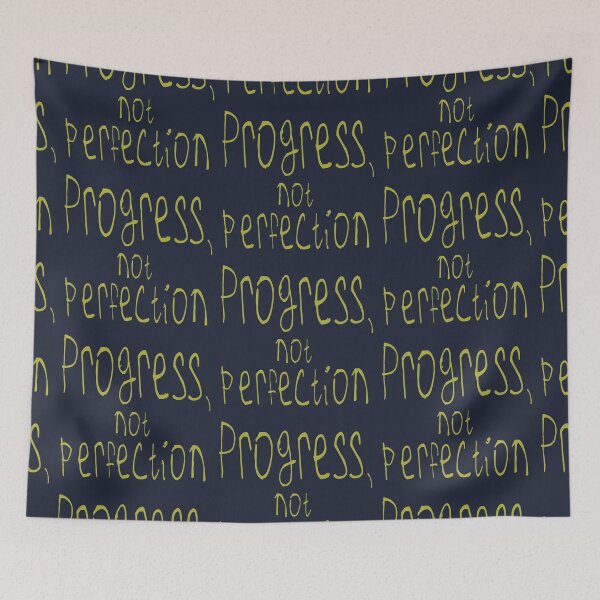 Item preview, Progress, not perfection designed and sold by kinpirks.