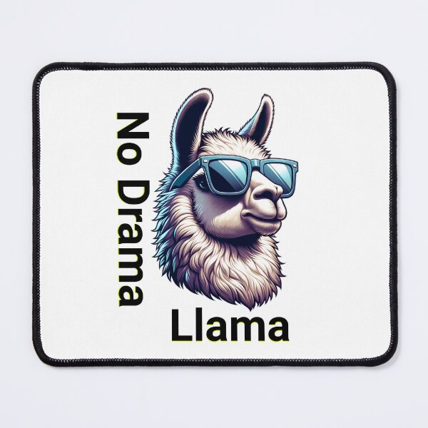 Item preview, No Drama Llama – Cool Llama in Sunglasses designed and sold by MTeesGA.