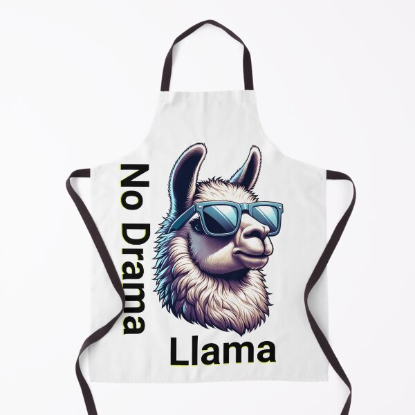 Item preview, No Drama Llama – Cool Llama in Sunglasses designed and sold by MTeesGA.