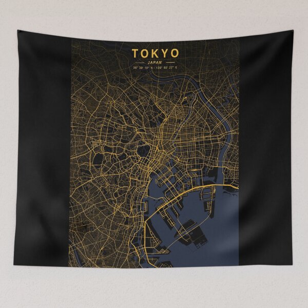 Item preview, Tokyo Golden Map designed and sold by My Digital Mind.