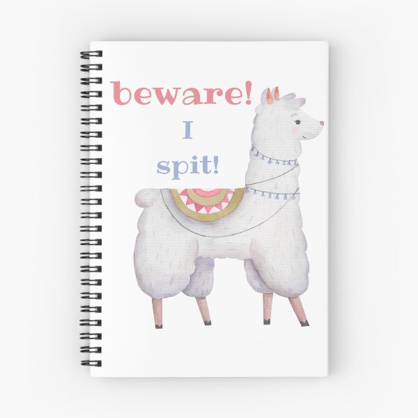 Item preview, Beware I spit - Llama designed and sold by LiskoDesign.