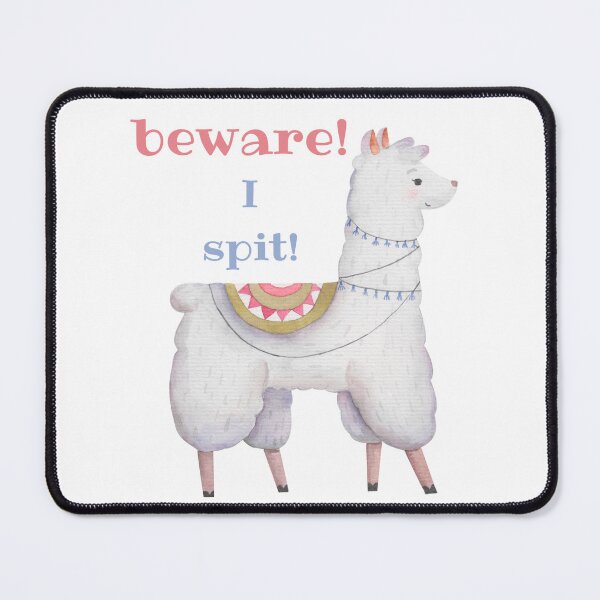 Item preview, Beware I spit - Llama designed and sold by LiskoDesign.