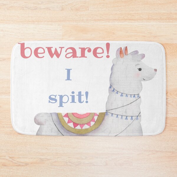 Item preview, Beware I spit - Llama designed and sold by LiskoDesign.