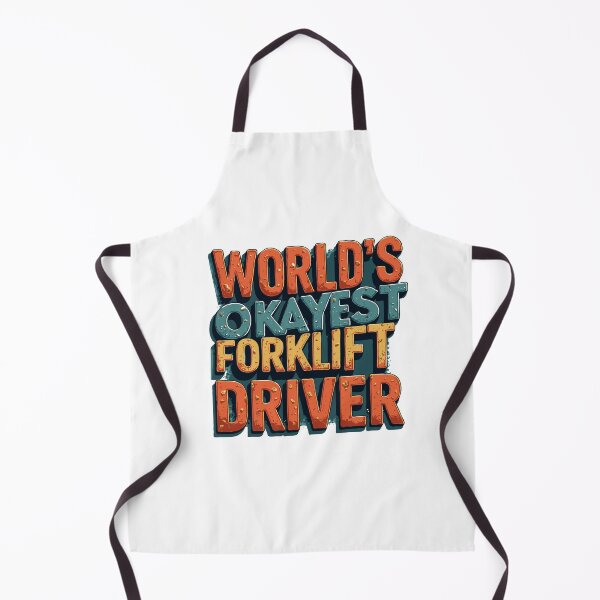 Item preview, World's Okayest Forklift Driver designed and sold by TeesYouWant.