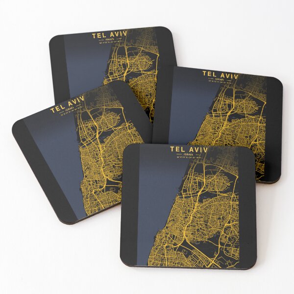 Item preview, Tel Aviv Golden Map designed and sold by My Digital Mind.