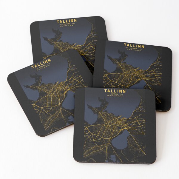Item preview, Tallinn Golden Map designed and sold by My Digital Mind.