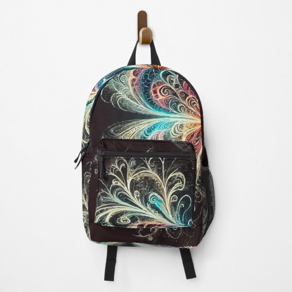 Item preview, Fractal Butterfly: A Neon Symphony of Infinite Patterns designed and sold by AbstractAnom.