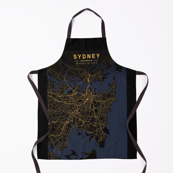 Item preview, Sydney Golden Map designed and sold by My Digital Mind.
