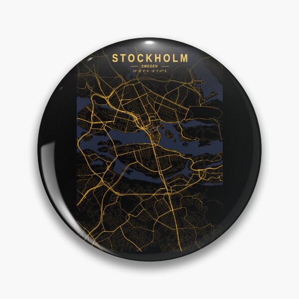 Item preview, Stockholm Golden Map designed and sold by My Digital Mind.
