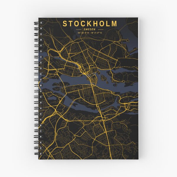 Item preview, Stockholm Golden Map designed and sold by My Digital Mind.